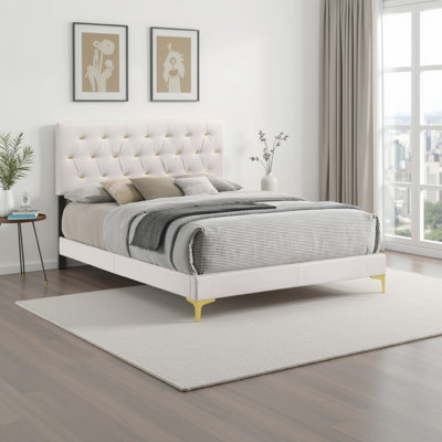 Khanyla Tufted Upholstered Standard Bed