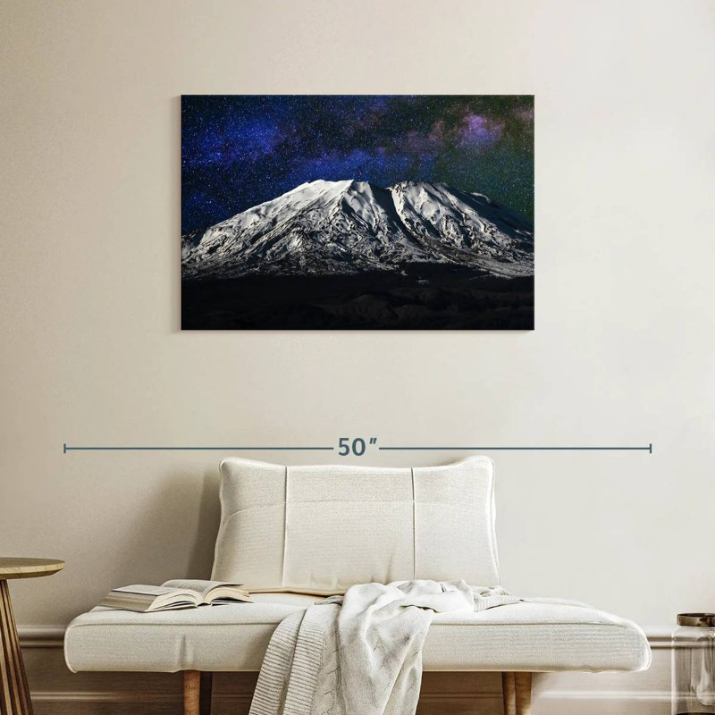 Nuit étoilée Alvord Mount St. Helens, H 24 po x l 36 po