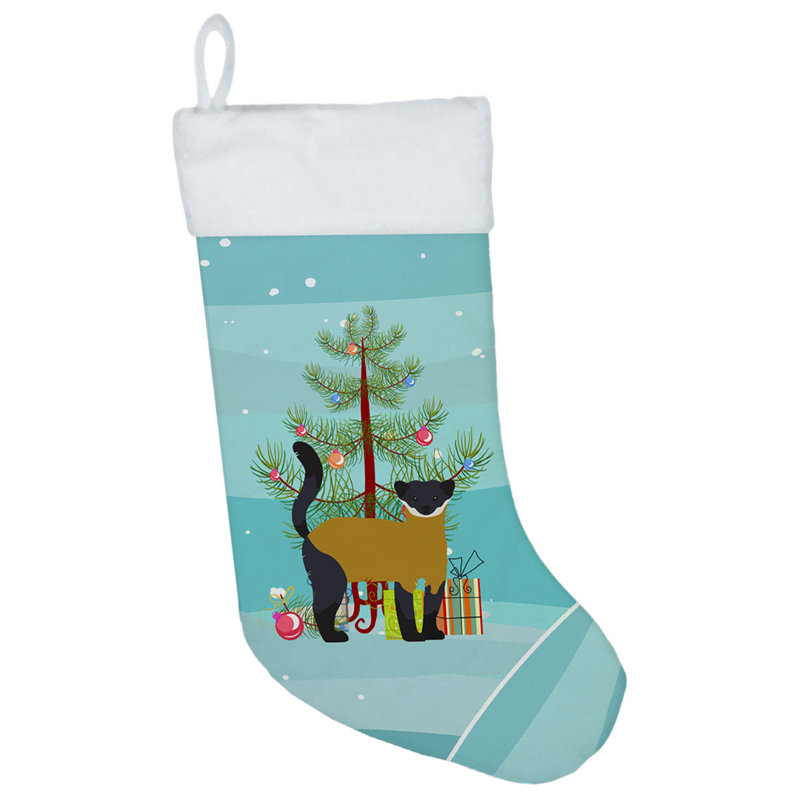 Chaussette de noël joyeux de noël, Martre à gorge jaune