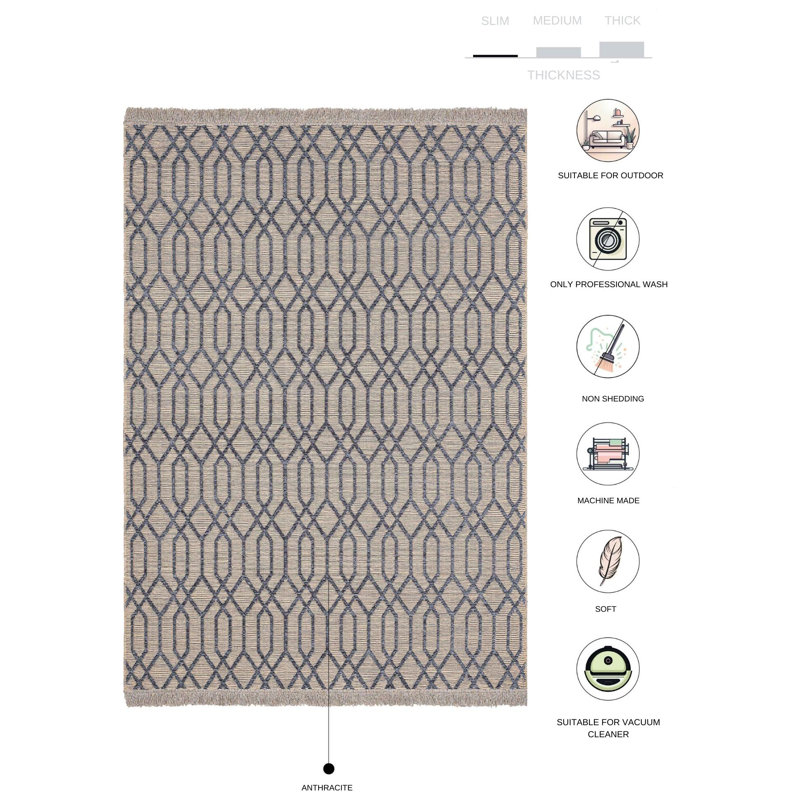 Tapis Stanuta, Rectangle 4 pi x 5 pi 11 po
