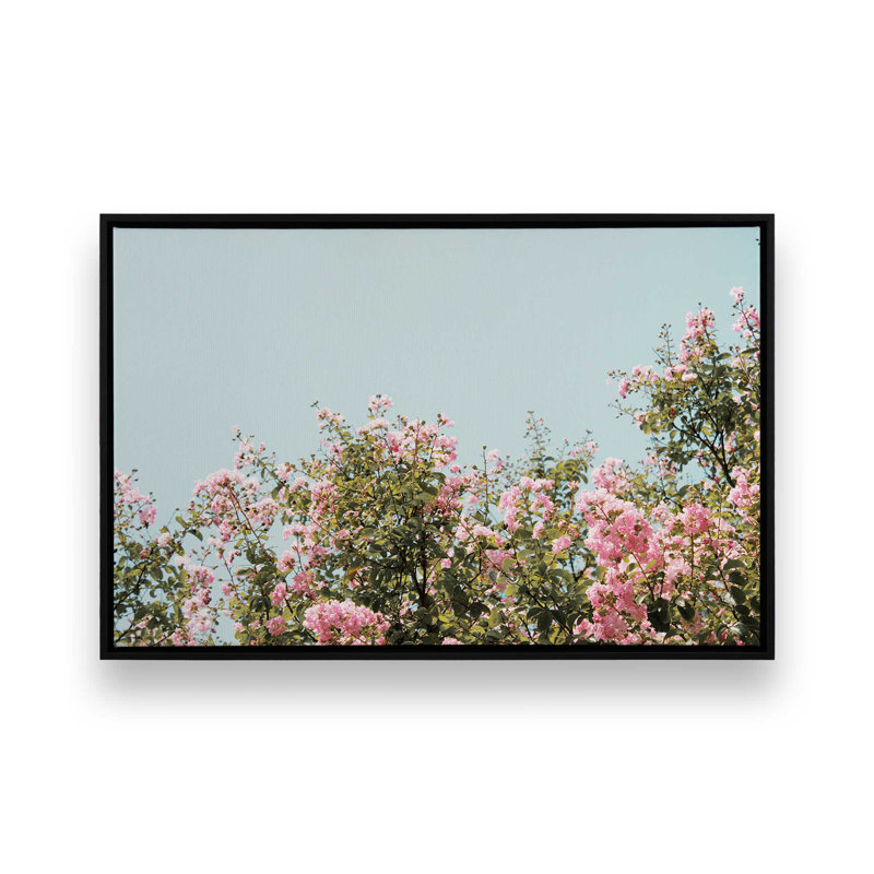 «Blossoming Canopy», reproduction sur toile, H 32,75 po x l 48,75 po x P 1,75 po, Cadre noir satiné