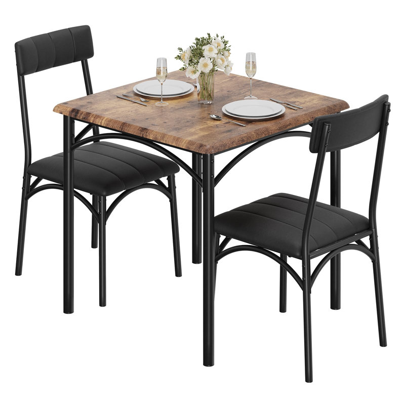 Dining Set, Brown, Brown, Brown