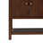 Zoe 60'' Double Bathroom Vanity Base Only in Walnut Finish