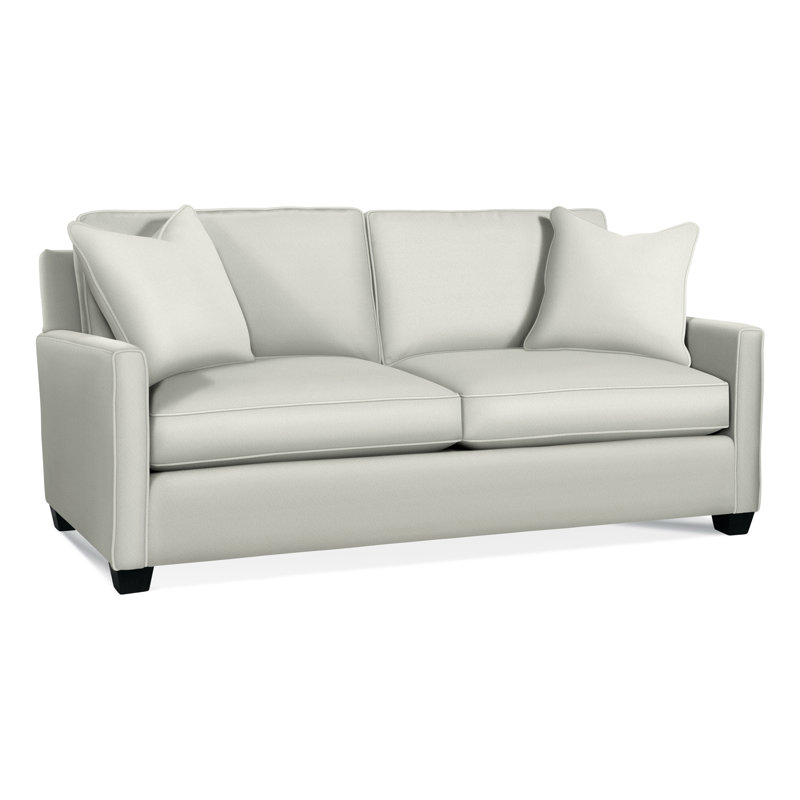 Nicklaus Upholstered 77'' Sofa, Black, Air Dream Mattress, Lapis Plaid; 0126-63