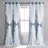 Double Layer Blackout Curtains With Sheer Ruffles - Elegant French Country Window Treatment For Bedroom & Living Room, Includes Tiebacks For Customizable Style-436123937-436123960