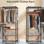 Bendik Clothing Rack with 4 clothes rails and 6 height-adjustable shelves 1 hook-287813760