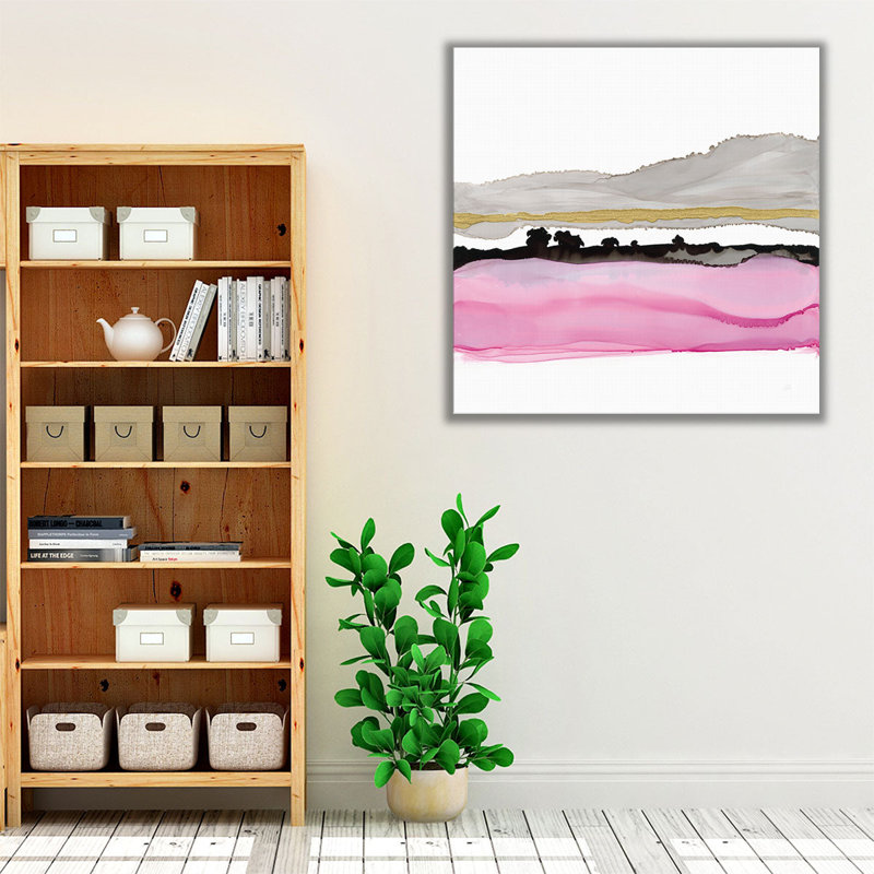 «Iced Sherbetscape I», reproduction d'art sur toile, H 12 po x l 12 po