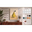 Geometric Pear Mid-Century - Wrapped Canvas-713082874-713082876