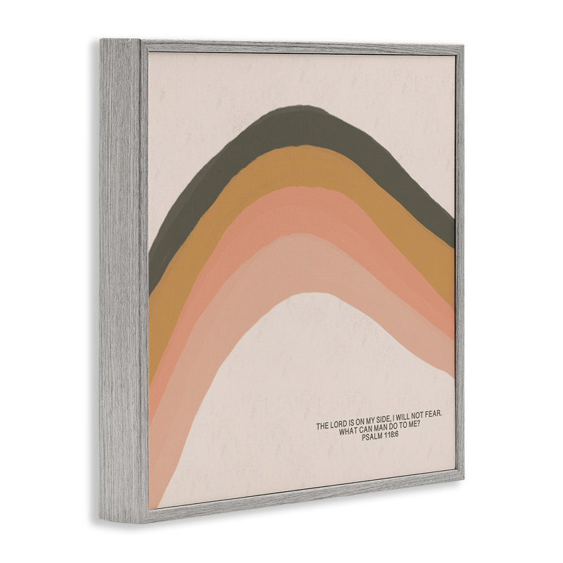 «Spiritual Psalm & Rainbow», art de la giclée encadrée par Amylee Week, H 12 po x l 12 po, Estampe numérique Farmhouse