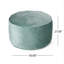 Petit fauteuil à billes cylindrique 4 pi Borroco, bleu sarcelle
