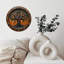 Horloge murale en bois