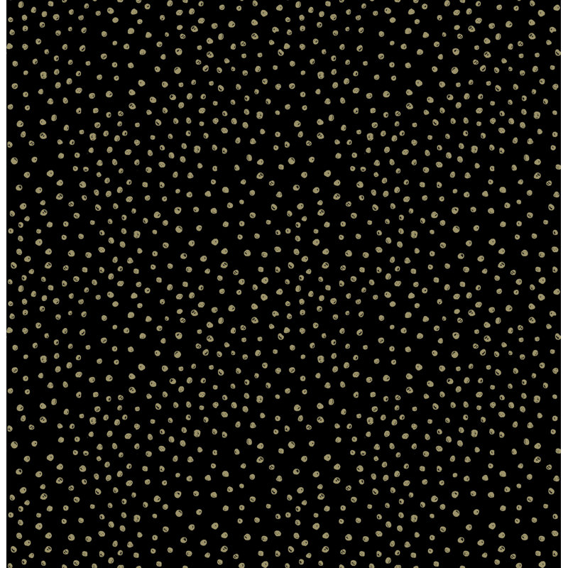 Papier peint Cassie Petite Polka, Or