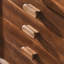 Organisateur de bureau en bois noyer noir avec 5 tiroirs, rangement pour fournitures de bureau, bijoux, cosmétiques -1370034431