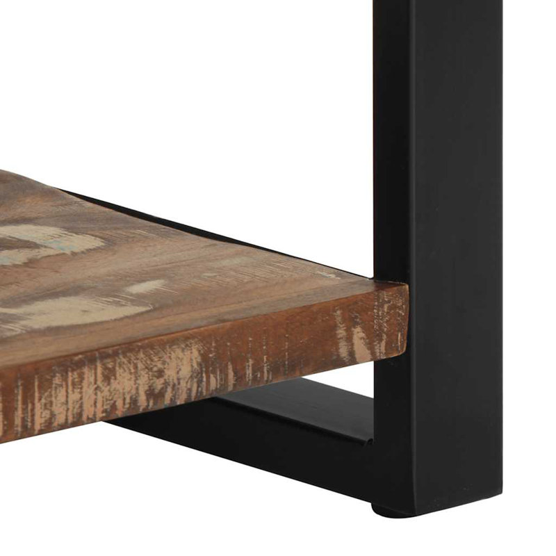 100cm Solid Wood Top Console Table, Multicolour