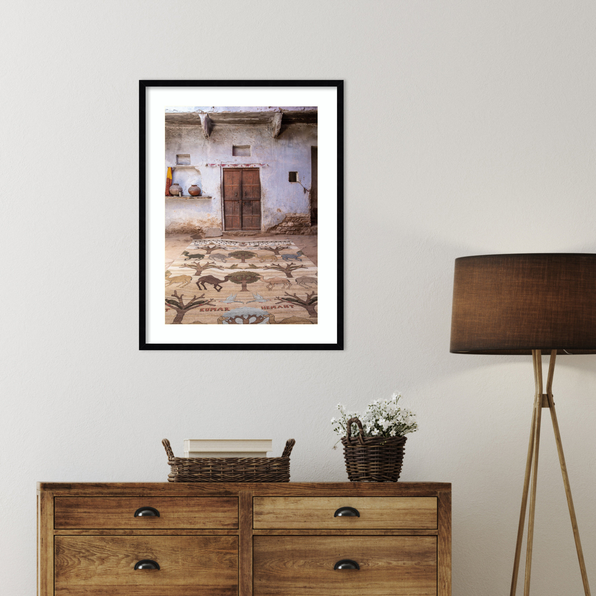 Magic Carpet by Shot by Clint Wood Framed Wall Art Print, Black Framed, 33" H x 25" W
