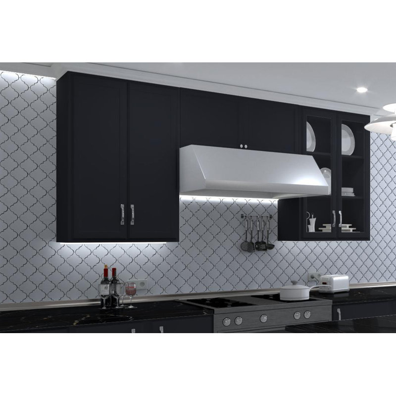 Viola 5" Arabesque Glass Kitchen Backsplash, Bathroom, Shower, Pool, Wall and Floor Tile, Quentin Glossy