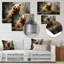 Décoration murale en métal Bear Bears Boundary II - Animaux-1269994665
