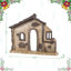 Crèche de Noël en résine 11,5 "H