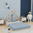 Hakiema  Wood Floor Bed with House-shaped Headboard-1192943301-1148216104