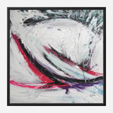 Miami Vice On Giclee Canvas Hand Embellished Art