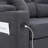 L-Shaped Linen Sleeper Sectional Sofa Bed with Storage Chaise, Solid Wood Frame, USB Charging-1672139324