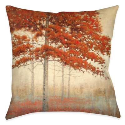 Autumn Trees II Throw Pillow