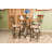Jefferson 4-Person Swivel Chair Dining Set