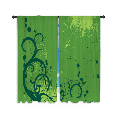 Hery Room Darkening Curtain Pair