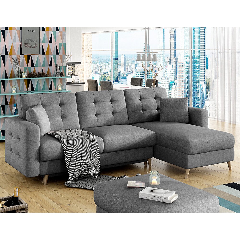 Ecksofa Beeney mit Bettfunktion