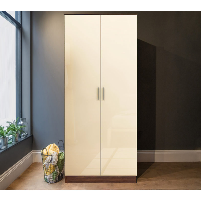 Breagh 2 Door Manufactured Wood Wardrobe