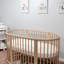 Organic Breathable Oval Crib Mattress (For Stokke Sleepi Bed V3)-556192448