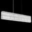 Quantum 17 Light 47in x 9in Pendant in Polished Stainless Steel with Clear Optic Crystals-532843666