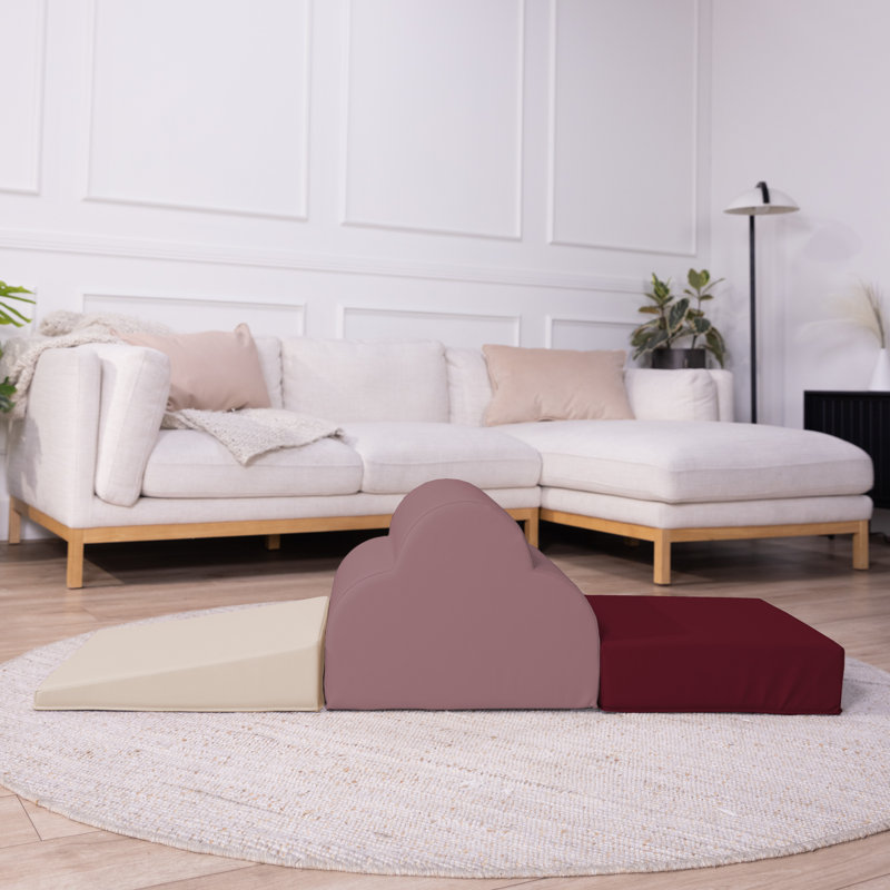 Ensemble 3 pièces SoftScape Cloud Play Climber - Rosette, Rosette
