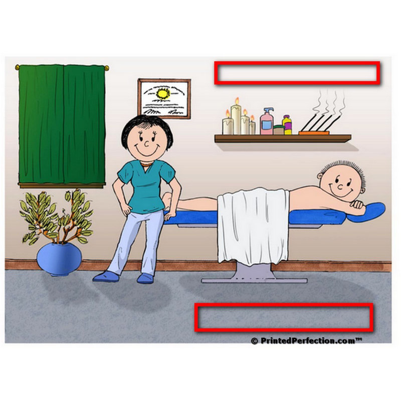 Massothérapeute personnalisé - Porte-clés en acrylique, Oui