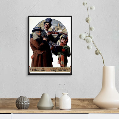 Art mural en toile Christmas Trio