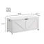 Banc de rangement pour hall d'entrée rétro avec plateau rabattable-1066027204