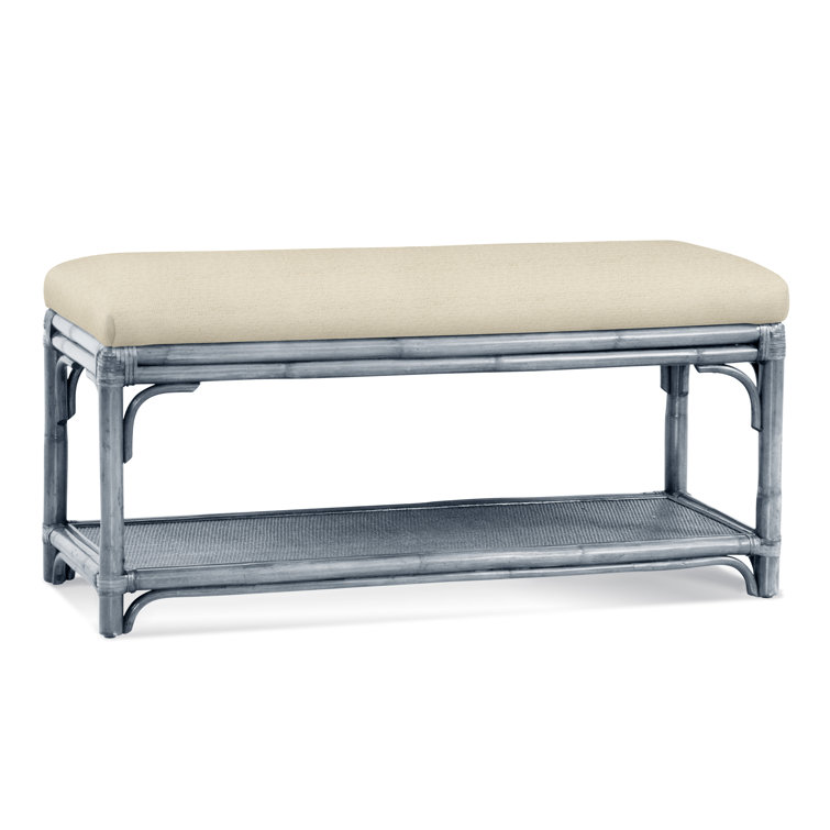 Banc de rangement en osier Summer Retreat