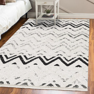 Tapis rectangulaire en polypropylène Kilim