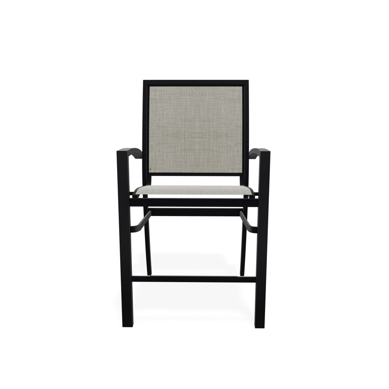 Tabouret de comptoir d'extérieur 26 po Kendall, Noir, Ella