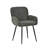Upholstered Chenille Dining Chairs With Metal Legs (Set of 2)-884257769