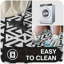 Ultra-Soft Plush Memory Foam Rug Luxury Geometric Textured Area Rug
