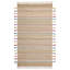 Tapis d'entrée tissé à la main, 2,6 x 6,6 pi, 100% jute, sans velours, tissage à plat, 2000 g / m² | Couleur crème | Durable et facile à nettoyer, idéal pour les vestibules et les espaces de vie | Nettoyer à l'aspirateur et nettoyer les taches-147051180