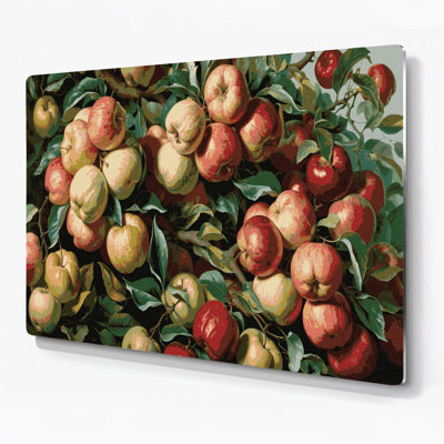 Fruit Malay Apple Black Metal Wall Art