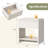 Modern Nightstand with Drawer Storage, Engineered Wood Construction-1006812329
