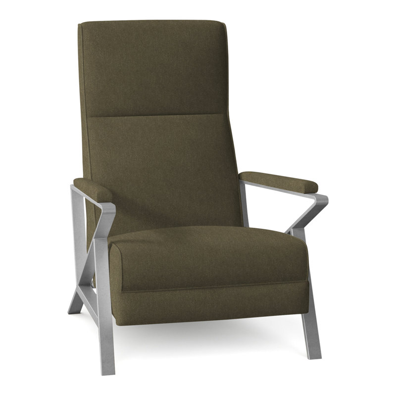 Infinity 28.25" Wide Manual Standard Recliner, Brushed Nickel, Perigold Banks Balsam