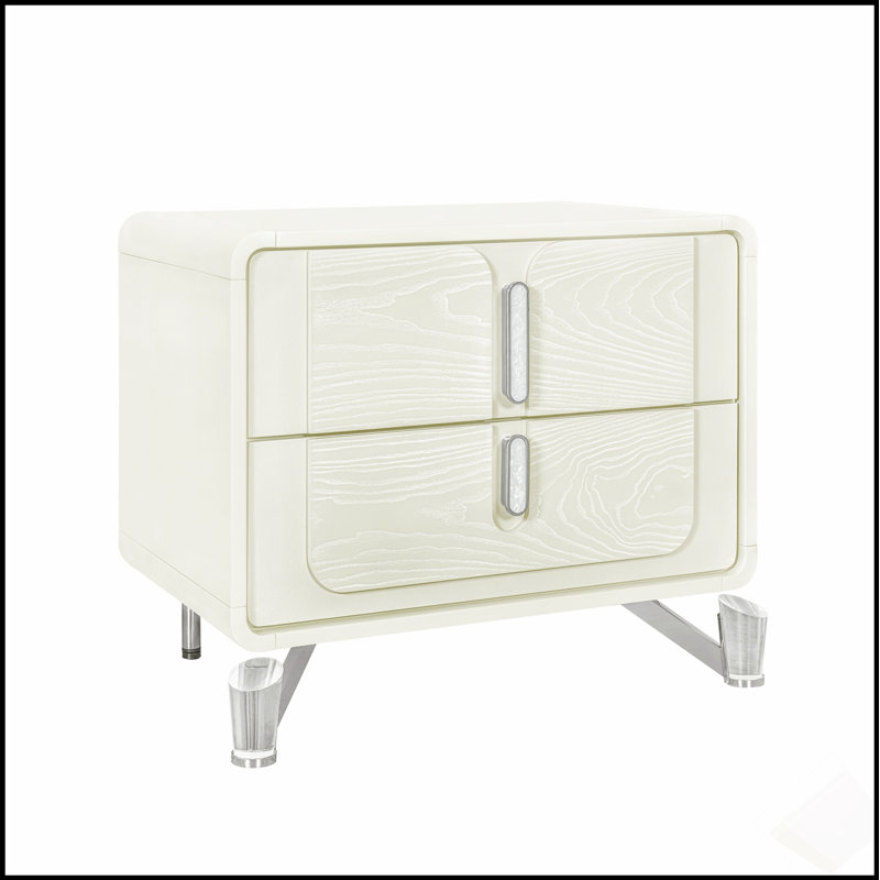 Table de chevet Nora de conception durable et compacte, parfaite pour les décors modernes et minimalistes