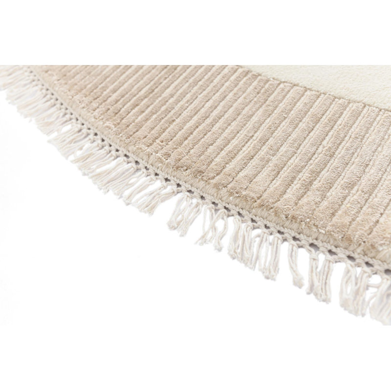 Round Munoz Beige Rug