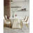 French cream-style sintered stone dining table-1732964663