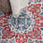 Blazek Modern Persian Vintage Moroccan Medallion Navy/Red Rug-2105561350