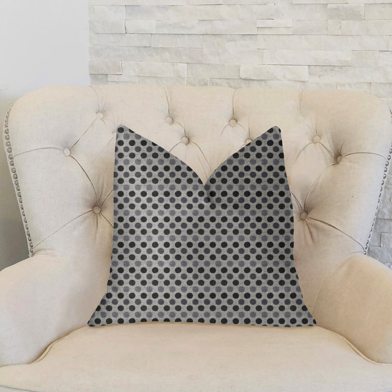 Paramount Polka Dots Reversible Throw Pillow, 12" x 20"